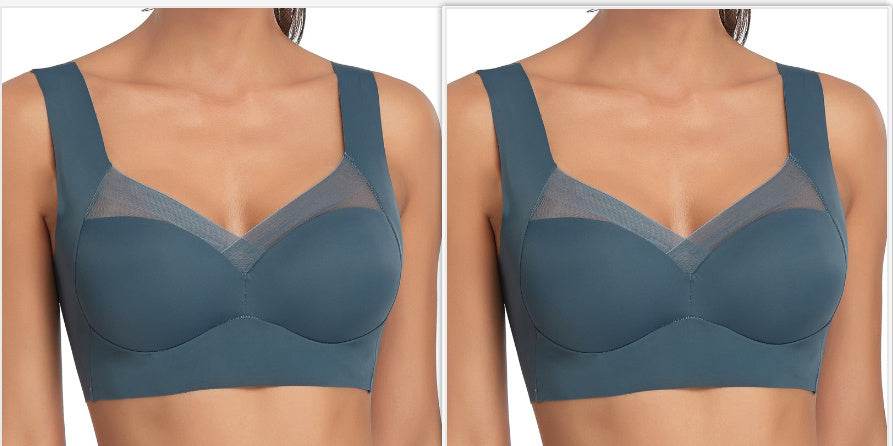 Plus Size Thin Bra Accessory Breast Push Up Bra - Mubimart