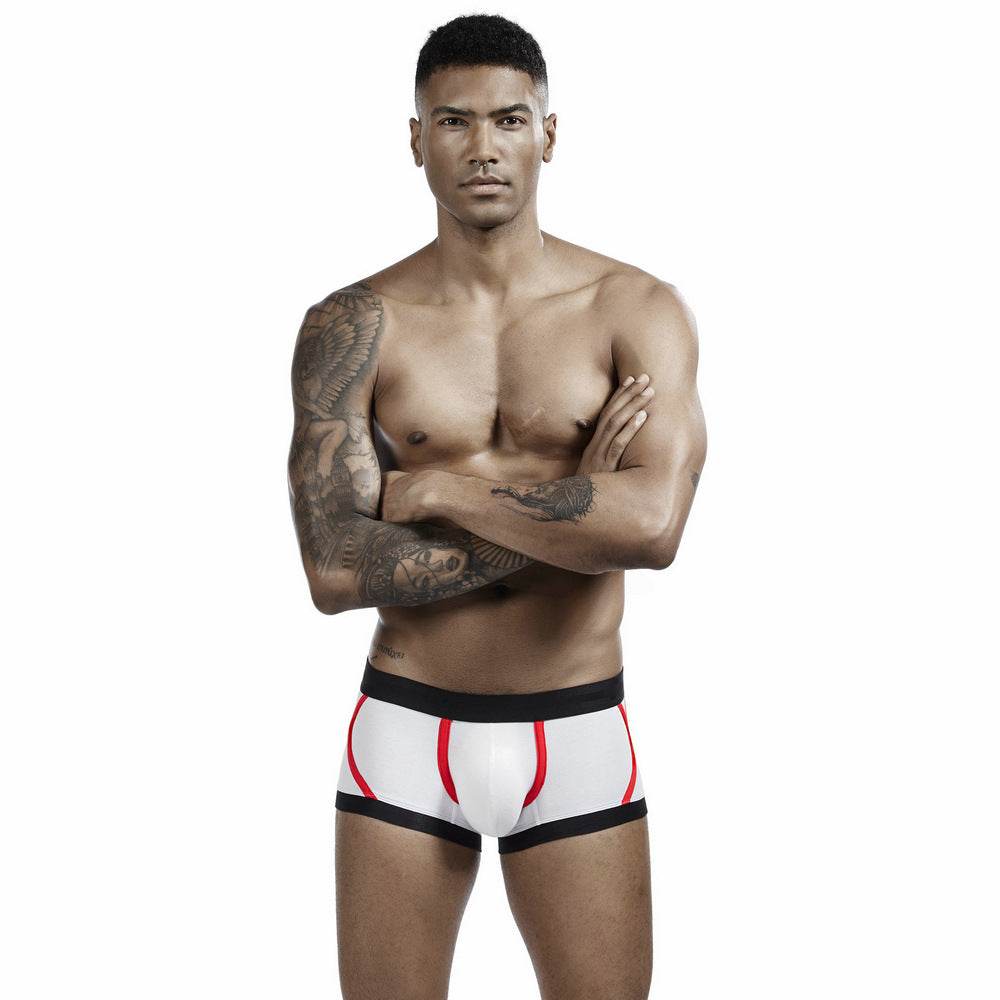 Men's Cotton Boxers Low Waist Panties - Mubimart