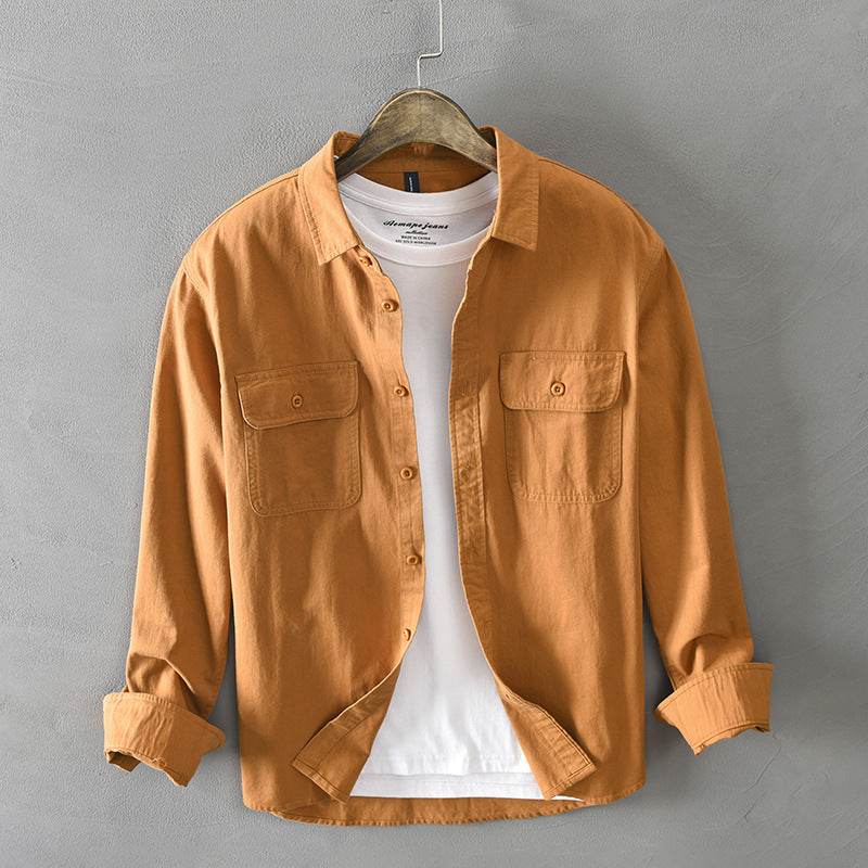 Fashion Young Men's Shirt Jacket - Mubimart