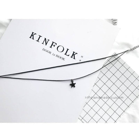 Double Harajuku Necklace Short Clavicle Chain Women - Mubimart