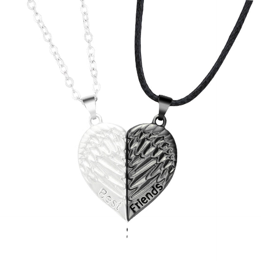 Angel Wings Love Couple Necklace Magnetite Men And Women