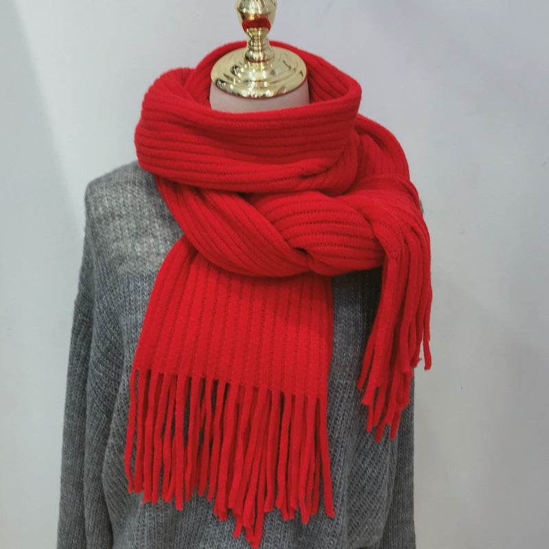 Winter Versatile Students Thickened Warm Scarves - Mubimart