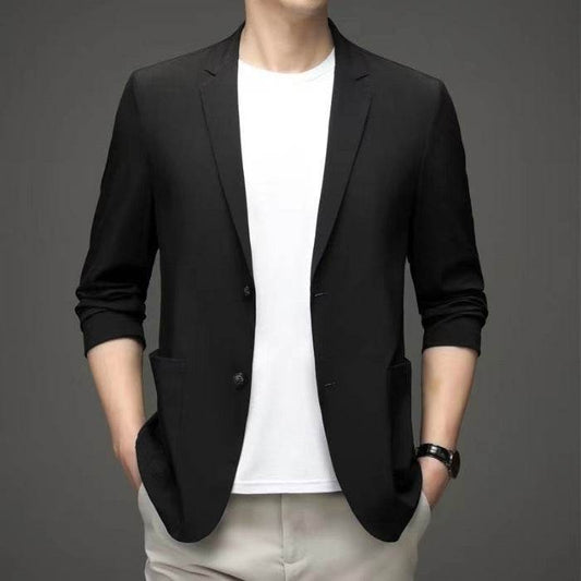 Men's Fashionable Lightweight Business Blazer - Mubimart