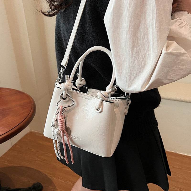Women's Messenger Bag Fashion Portable One-shoulder Bucket Bag - Mubimart