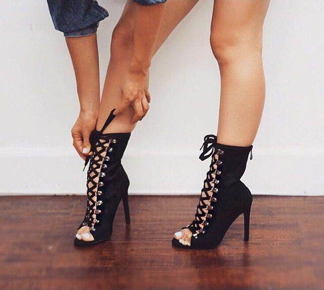 Italian Early Autumn Strap Rivet Sandal Boots - Mubimart