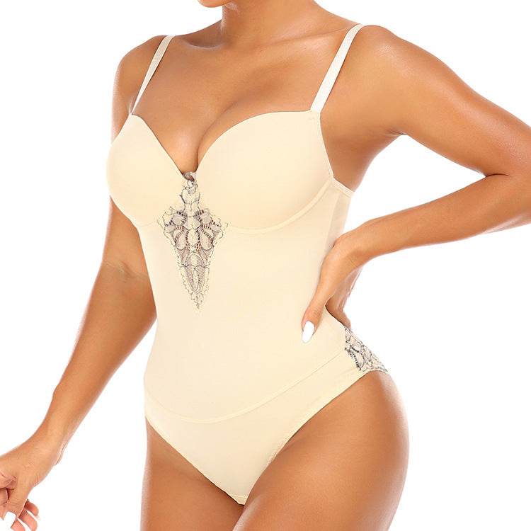 Backless Dress Wedding Dress Inner Bra Top Shoulder Strap Cross Recovery Body Corset - Mubimart