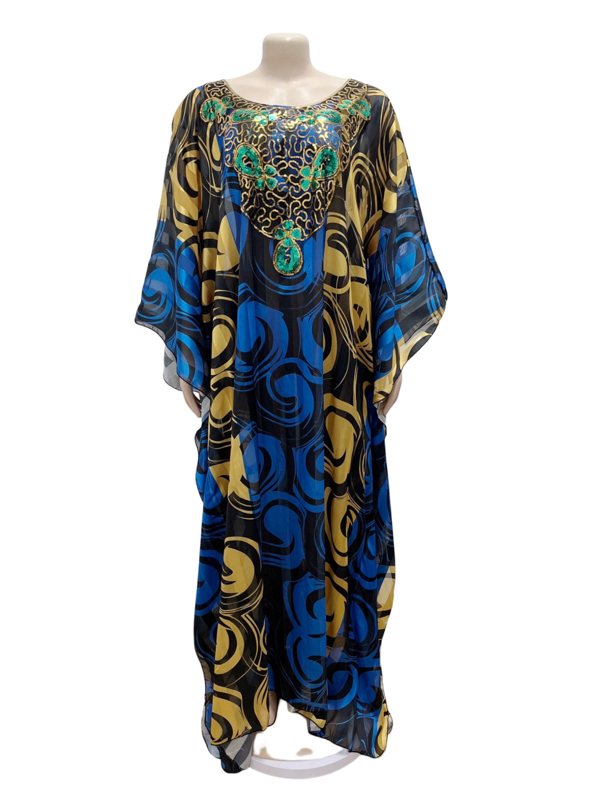 Fashion Printed Robe Dress Women - Mubimart -  