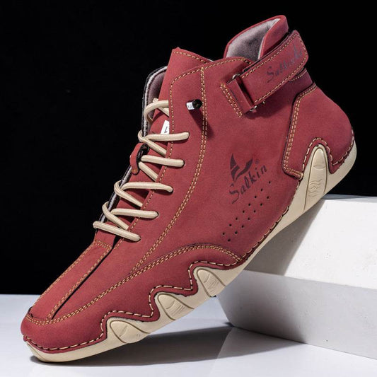 Summer Men's Casual Ankle Boots - Mubimart