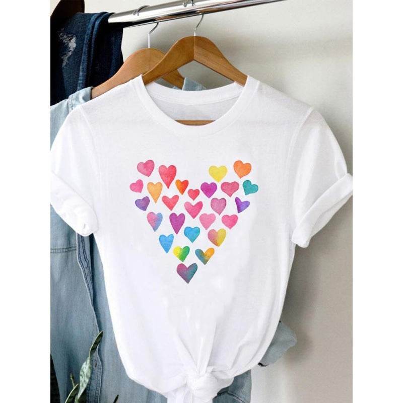 Women's Plus Size Short-sleeved T-shirt - Mubimart