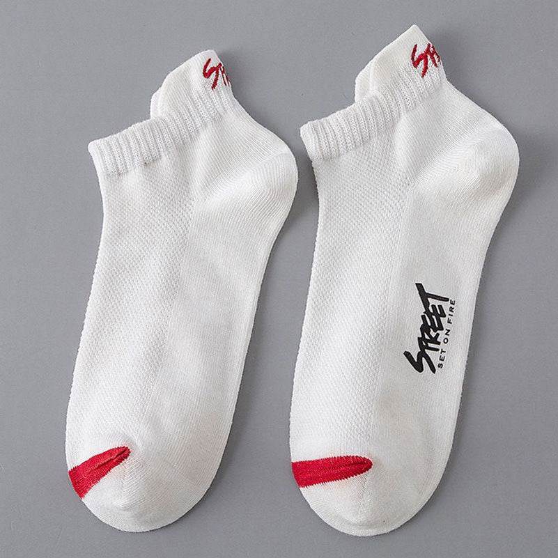 Thin Deodorant Low-top Mesh Style For Sports Sweat-proof Socks - Mubimart