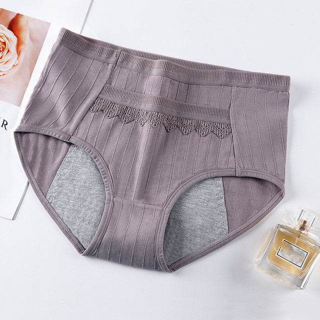 Panties For Menstruation Cotton Menstrual Panties Plus Size - Mubimart