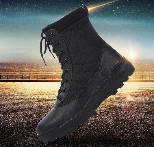 Men's Outdoor High-top Breathable Hiking Boots - Mubimart