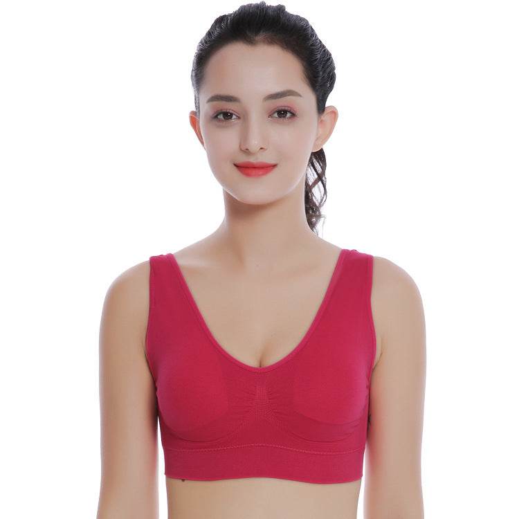 Plus Size Bras For Women Seamless Bra With Pads Big Size 5XL 6XL Bralette Push Up Brassiere Bra Vest - Mubimart