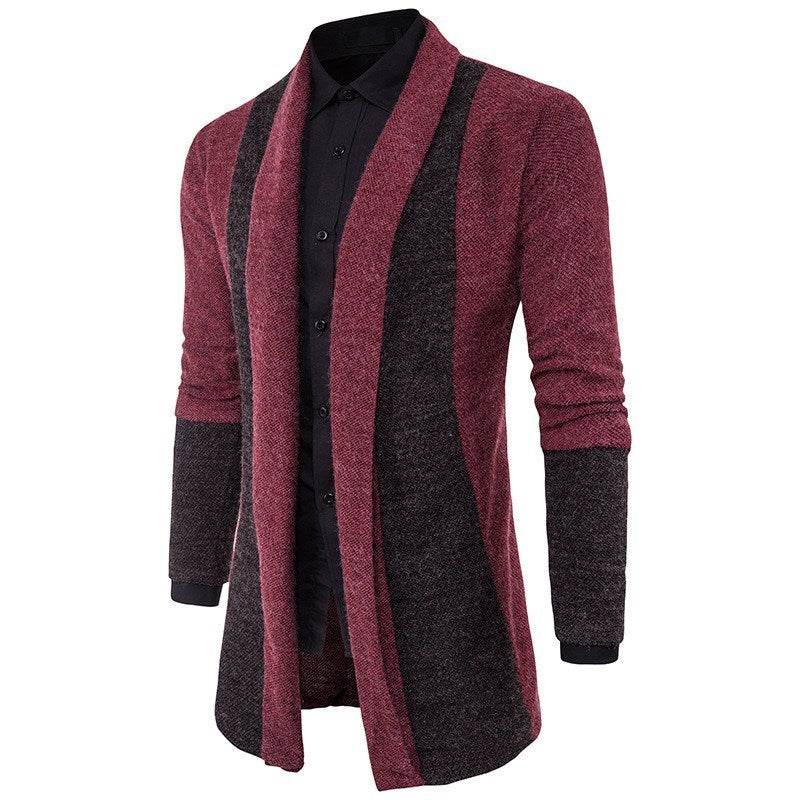 Cardigan Sweater Mens Casual Coat Knitwear Coat Men Clothing - Mubimart
