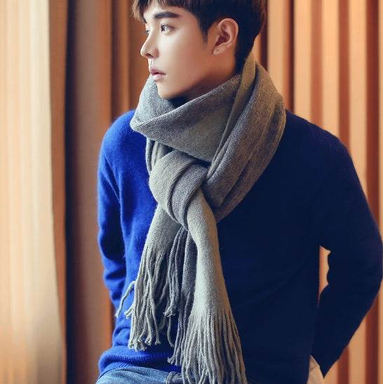 Men Scarves Can Match Colors Fashion - Mubimart