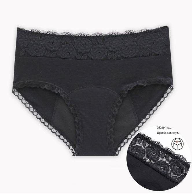 Large Size Ladies Cotton Physiological Underwear Front And Rear Leak-proof Four-layer Sanitary Napkin-free Aunt Panties - Mubimart
