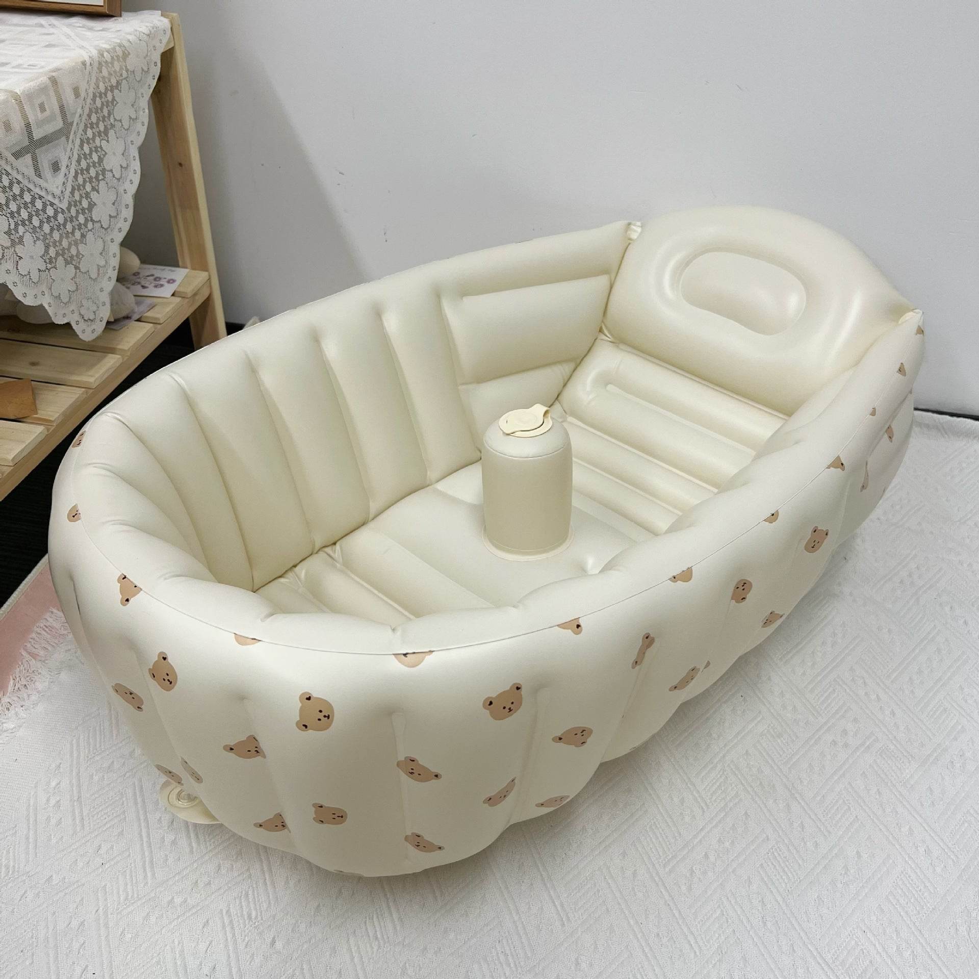 Baby Inflatable Bath Indoor Children Swimming Pool Home Bathtub - Mubimart