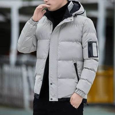 Men Fashion Casual Padded Down Jacket - Mubimart