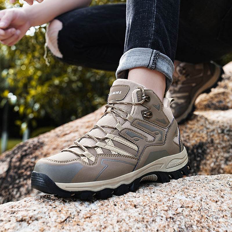 Hiking Same High-top Outdoor Shoes Sneaker - Mubimart