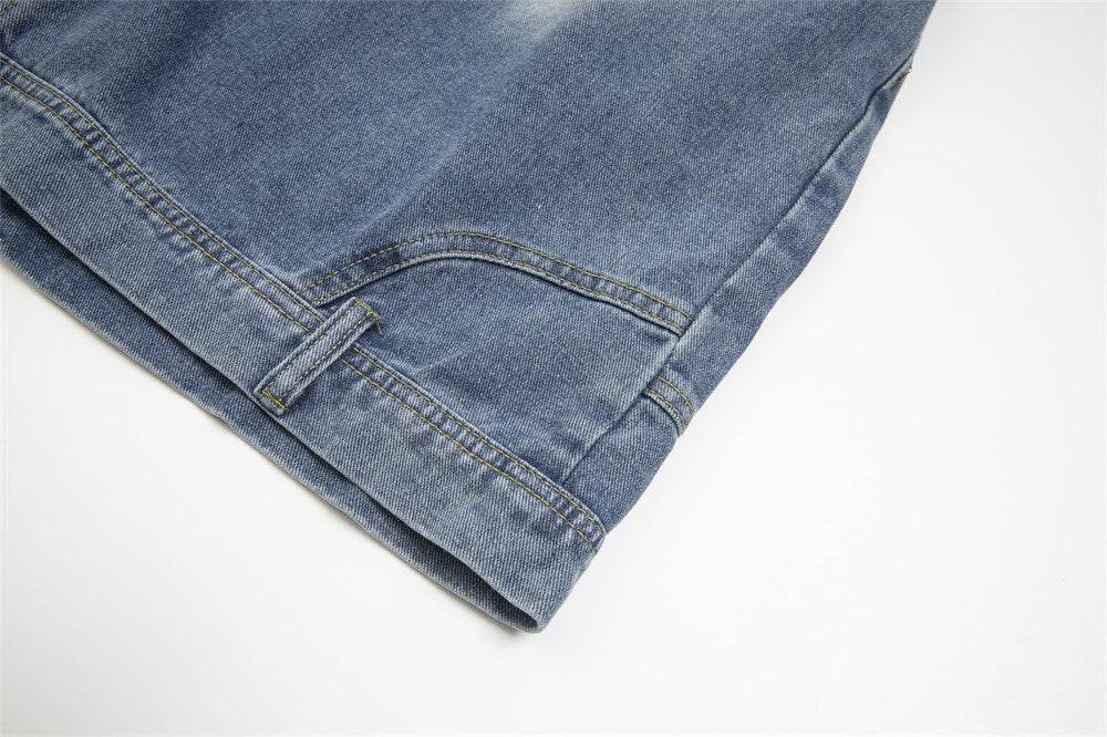 Fashion Baggy Denim Shorts Men And Women - Mubimart