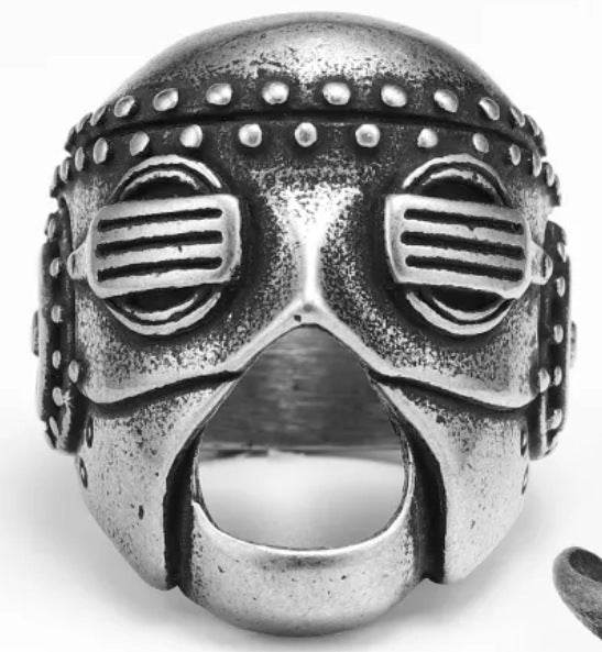 Personality Skull Men And Women Punk Ring Men - Mubimart