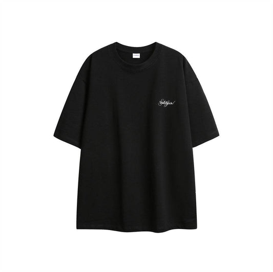 Letter Print Short-sleeve T-shirt For Women - Mubimart