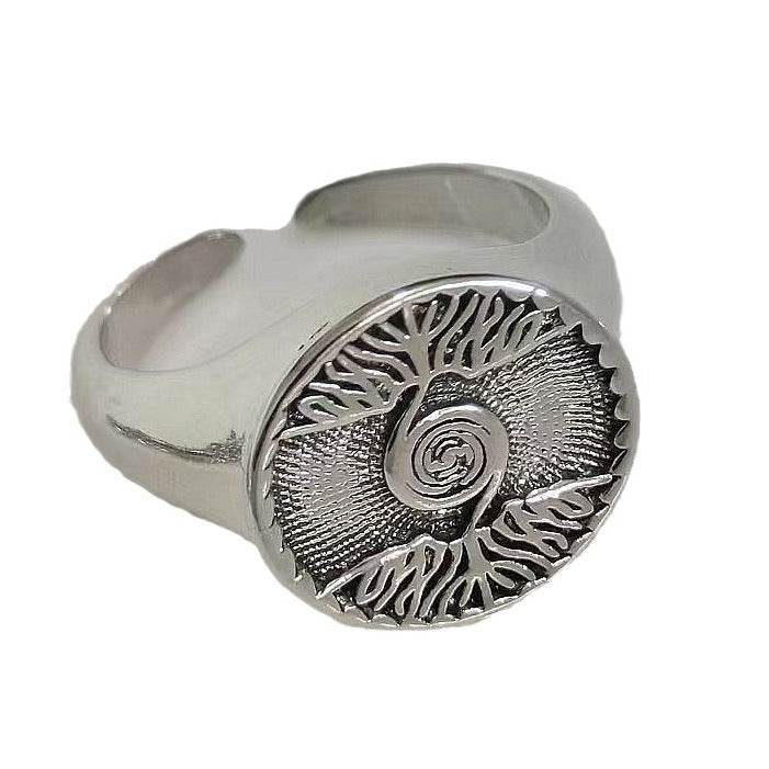 Marcasite Ring Tree Of Life Ring Ornament Men - Mubimart