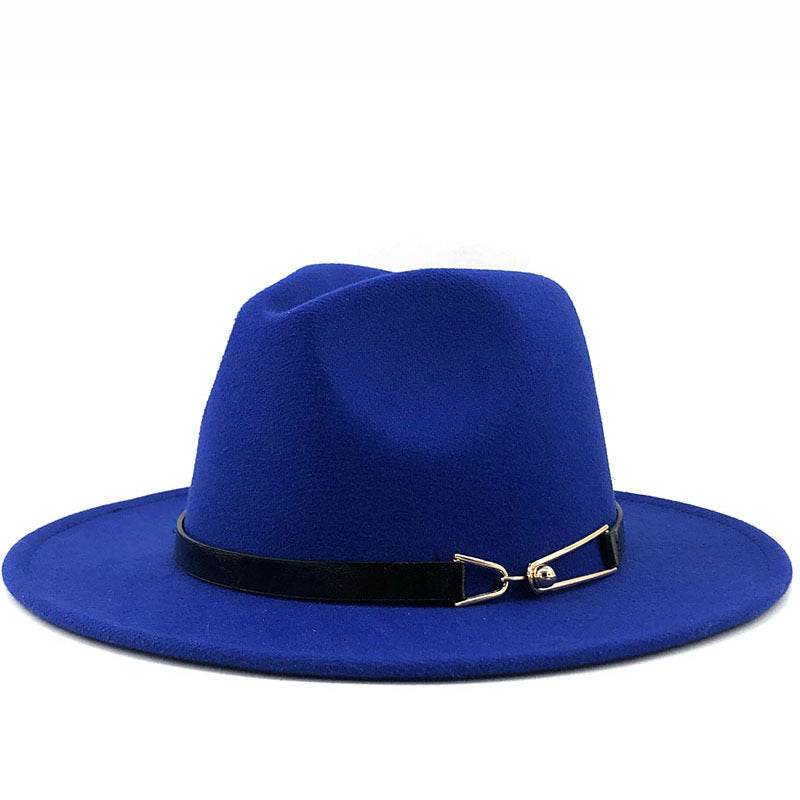Popular Fedora British Vintage Top Fashion Ladies Woolen Hat - Mubimart