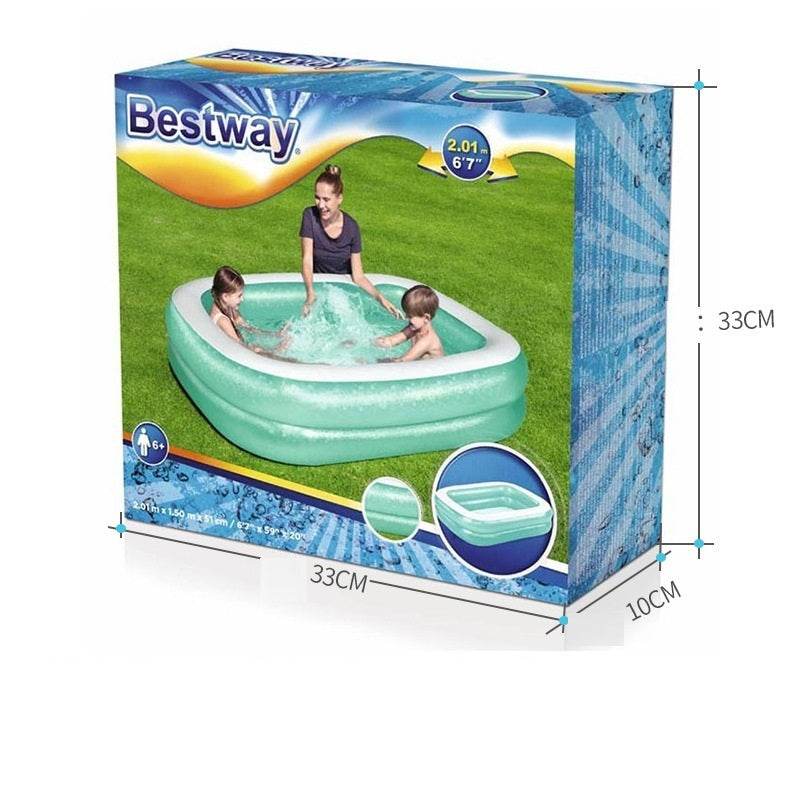 Inflatable Children's Bubble Pool Large Thickened Family Inflatable Swimming Pool - Mubimart