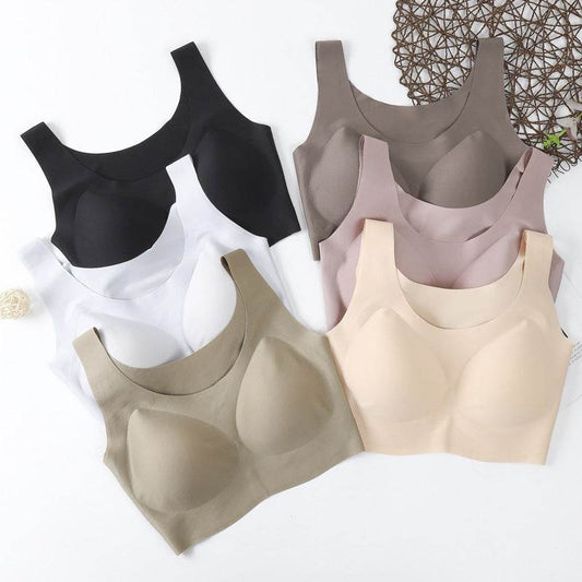 Ladies Push Up Vest Maternity Latex Bra - Mubimart
