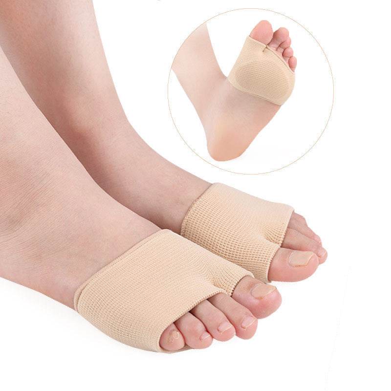 Forefoot Pad Toe Separator Protective Cover Hallux Valgus Separator Plus Silicone Super Soft Shock Absorption Massage Foot Protector - Mubimart