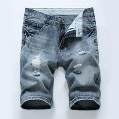 Heren Casual Mode Denim Shorts