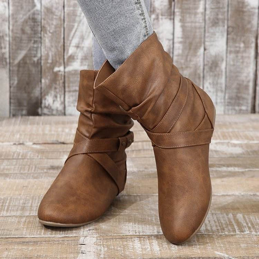 Mid-calf Western Cowboy Boot Women - Mubimart