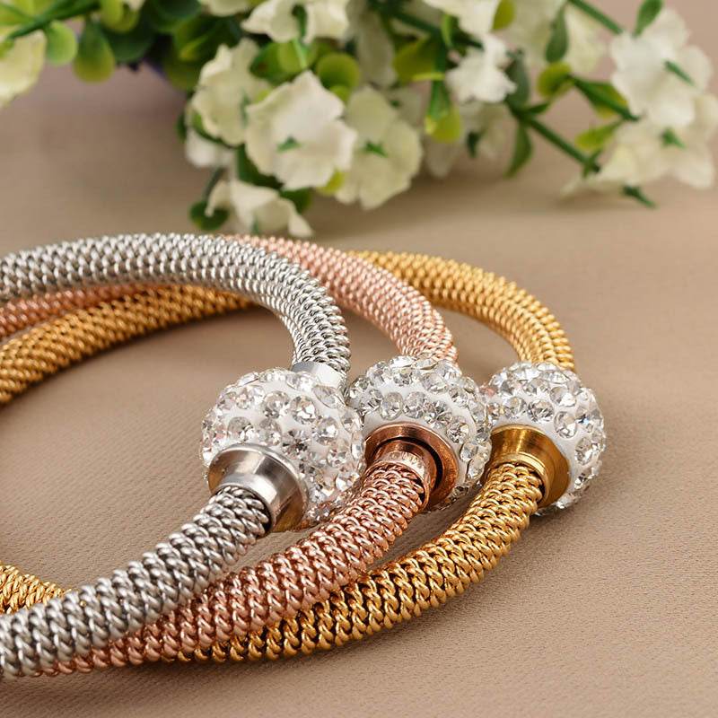 Diamond Bangle Bracelet - Mubimart