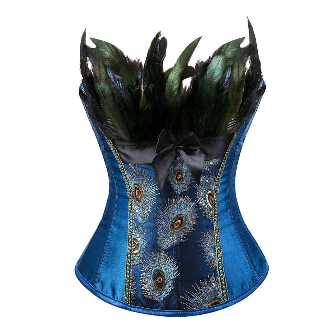 Women's Peacock Feather Fashion Shapewear - Mubimart