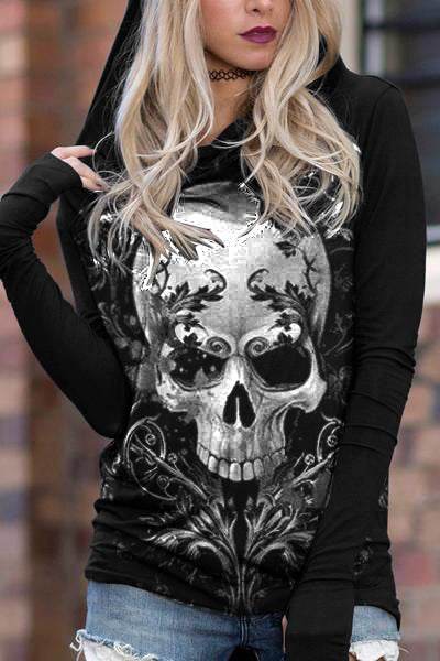 Digital Printing Plus Size Casual Pullover - Mubimart