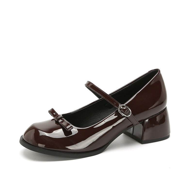 French Mary Jane Shoes Women - Mubimart