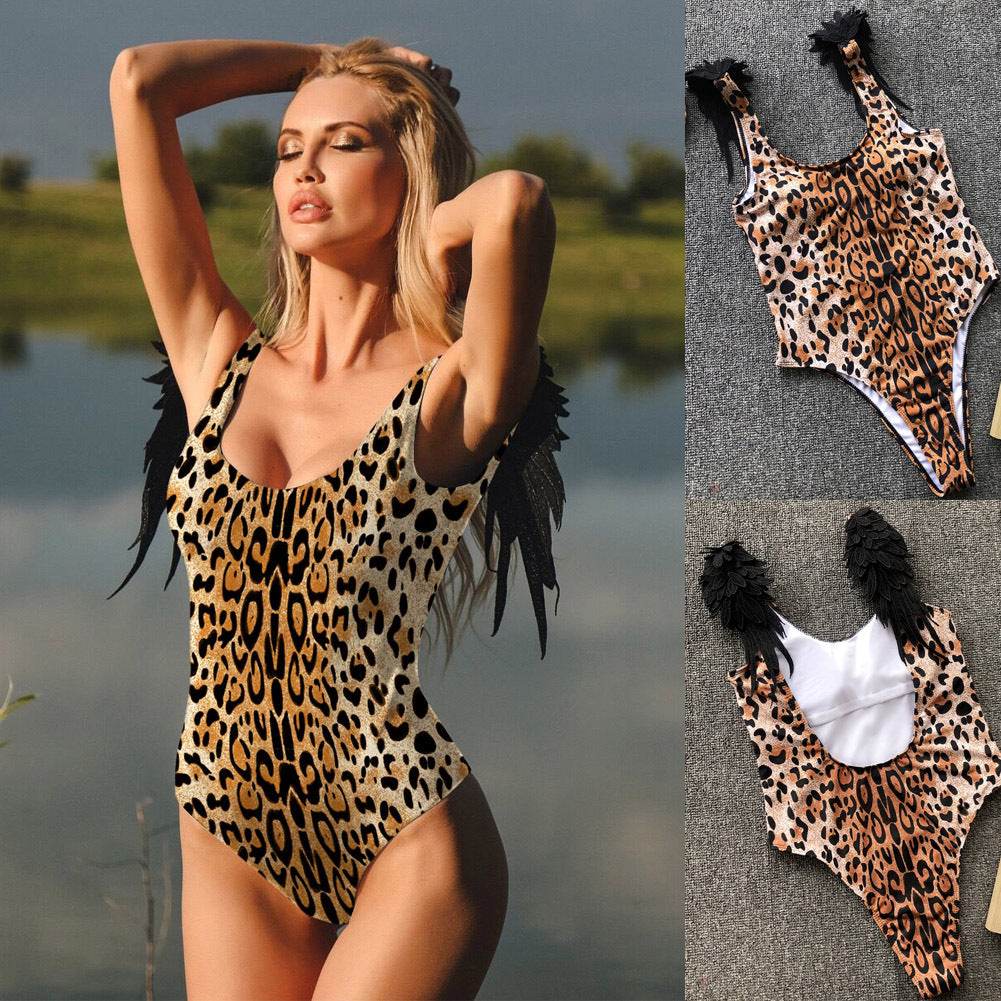 Solid Color Swimwear Women Swimsuit Bodysuit - Mubimart