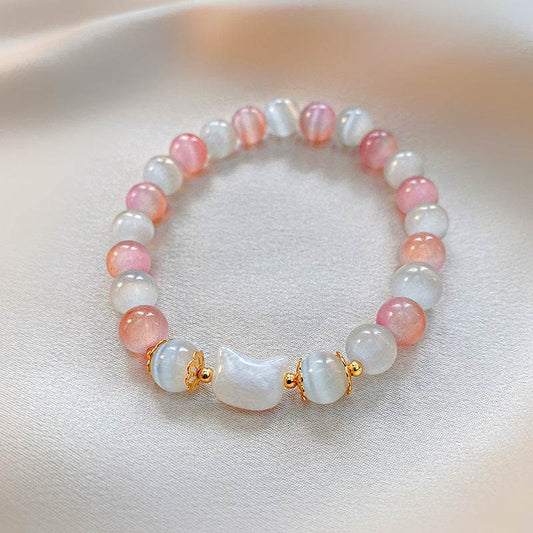 Colorful Sweet Beaded Bracelet For Women Special-interest Design - Mubimart