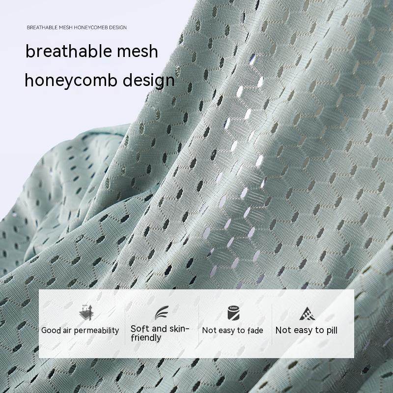 Ice Silk Mesh Boxers Cool Loose Breathable Boxers Heads - Mubimart
