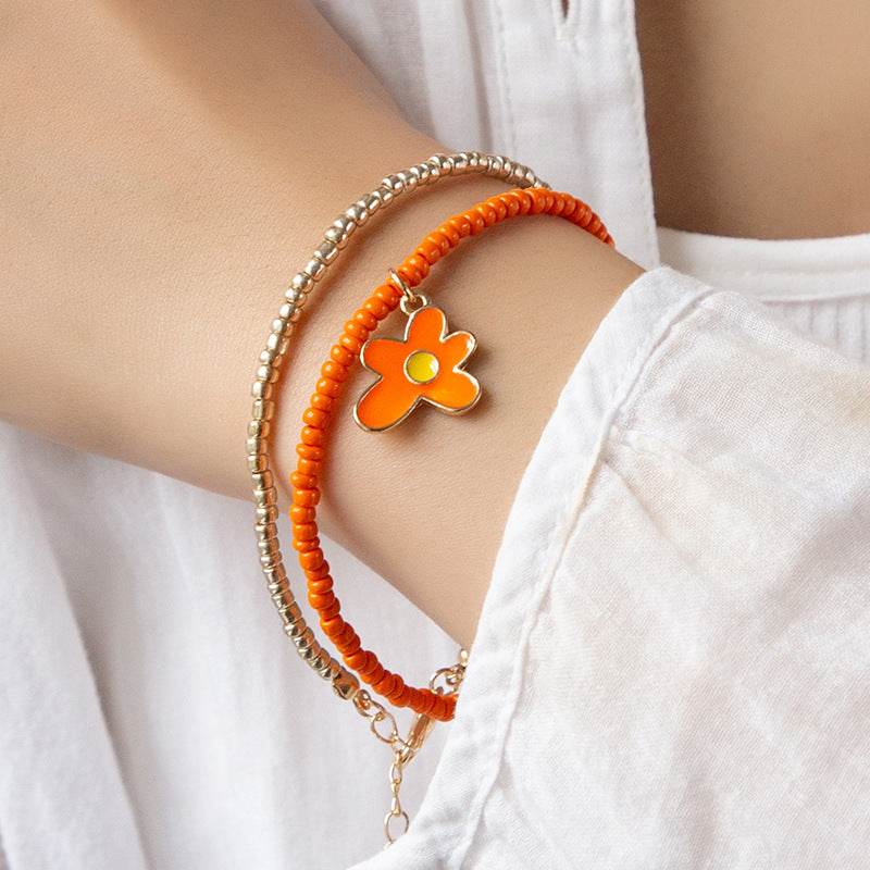 New Simple Fashion Beaded Bracelet Women - Mubimart