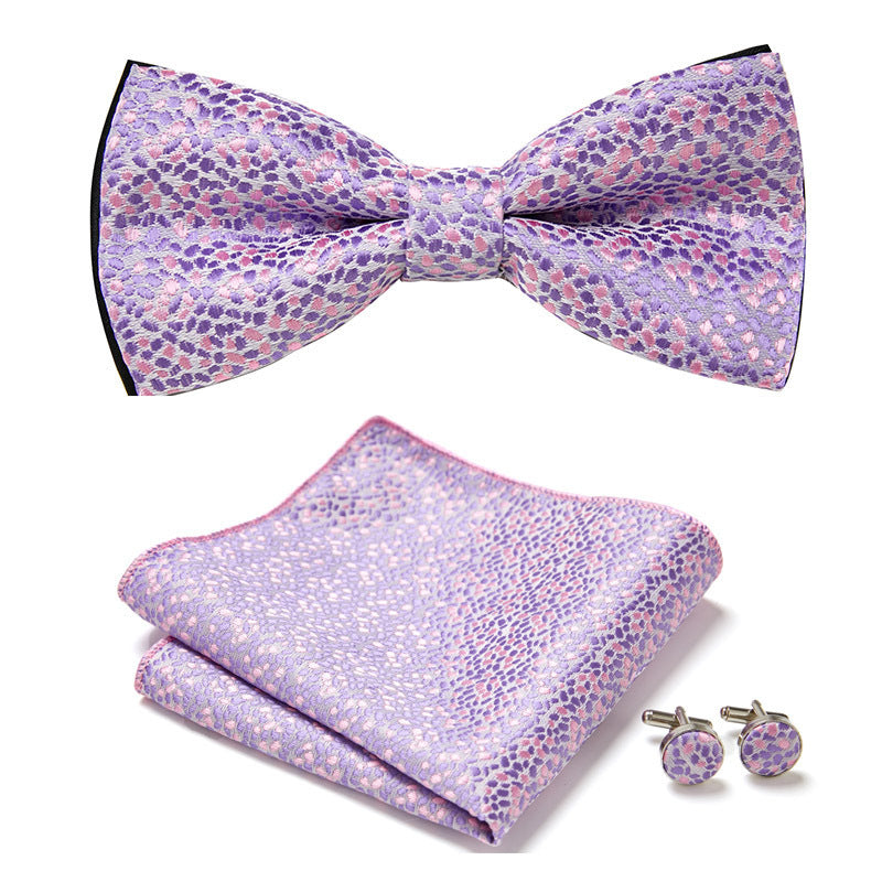 Three Piece Set Of Stylish Bow Ties