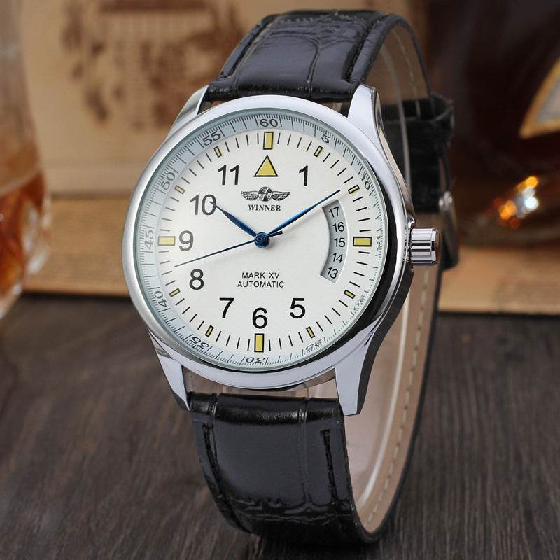 Calendar Digital Mechanical Watch Men Women Automatic Mechanical Watch - Mubimart