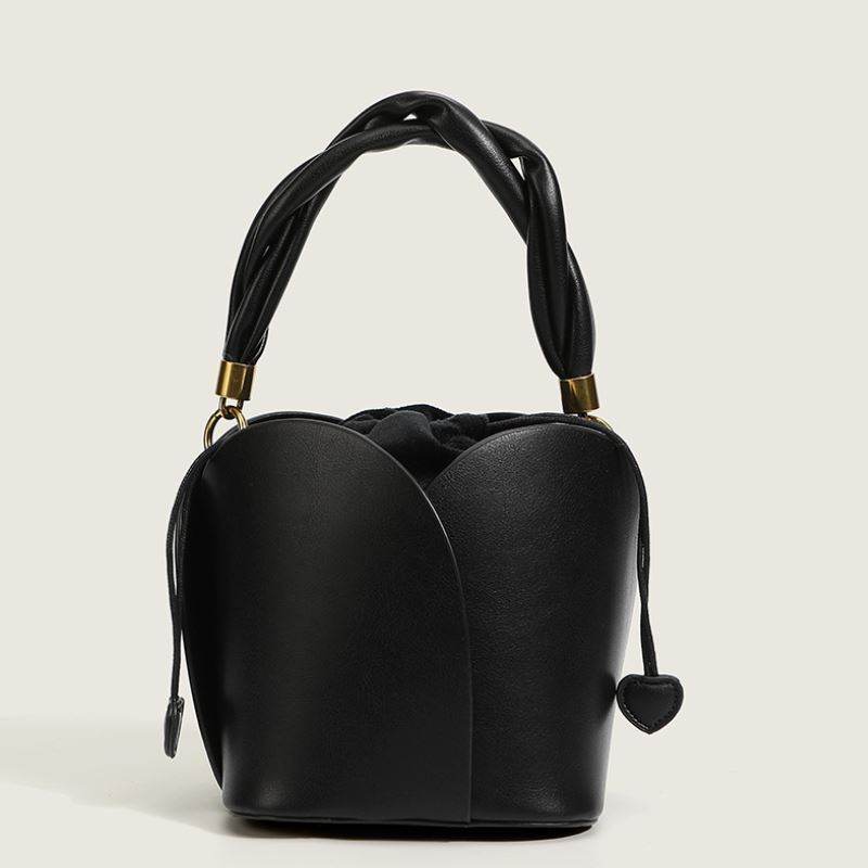 Style Fashion Women Bag In Handbags Genuine Leather Tote Sling Shoulder Ladies Handbag Luxury Flowers Design Bucket Bags - Mubimart