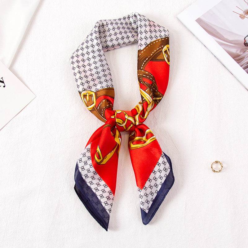 All-matching Imitated Silk Scarves Decoration - Mubimart