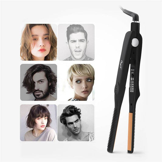 Professional flat iron ceramic hair straightener - Mubimart