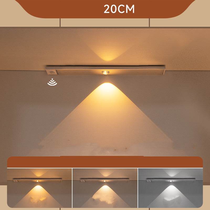 LED Wireless Self-adhesive Inductive Charging Shoe Cabinet Cabinet Light Strip - Mubimart