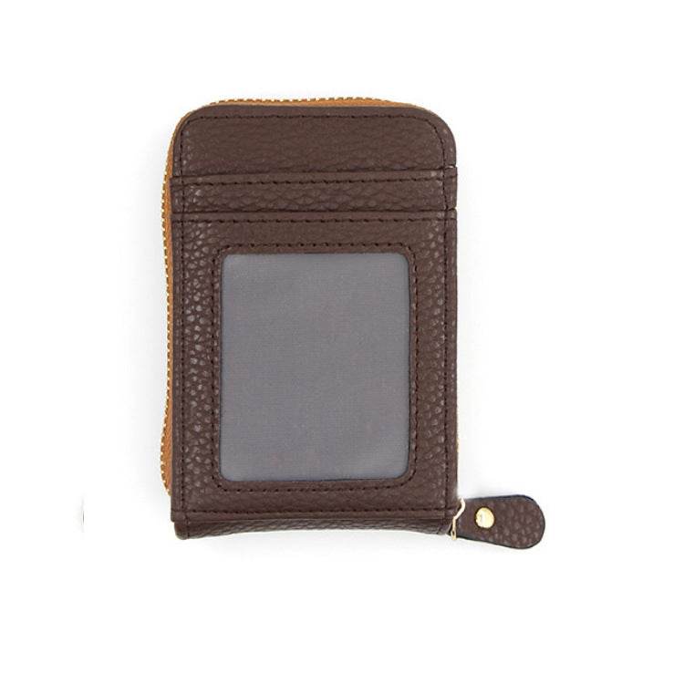 Organ Card Holder Korean Style Cowhide Card Holder - Mubimart