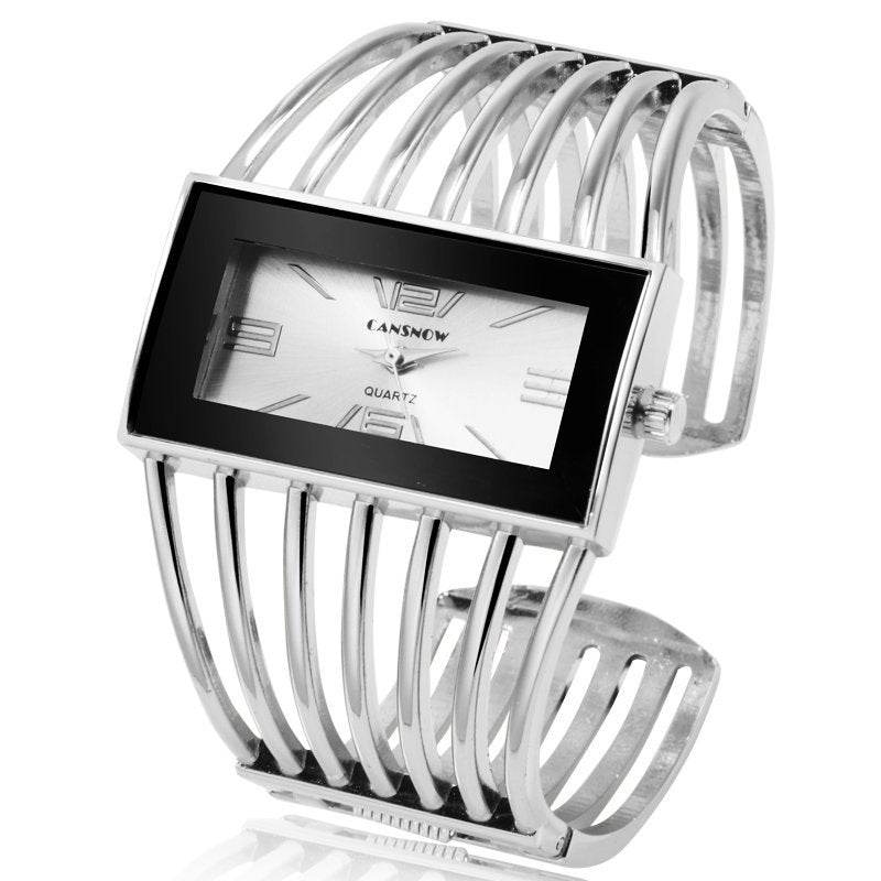 CANSNOW Womens Watch Luxury Fashion Rose Gold Bangle Bracelet Watch Women Dress Clock Female Lady Saati Girls Wristwatch Relojes - Mubimart