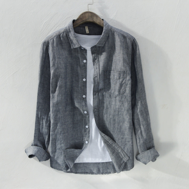 Linen shirt men's business